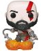 Figurina Funko POP! Games: God of War - Kratos with the Blades of Chaos (Glows in the Dark) #154 - 1t