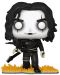 Figurină Funko POP! Movies: The Crow - Eric Draven (With Crow) (Glows in the Dark) (Special Edition) #1429 - 1t