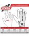 Mănuși de fitness RDX - W1 Full Finger, roșu/negru - 8t