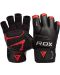 Mănuși de fitness RDX - L7 Micro Plus, negru/roșu - 1t