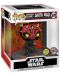 Figurina Funko POP! Deluxe: Star Wars - Darth Maul (Red Saber Series) (Glows in the Dark) (Special Edition) #520 - 2t