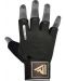 Mănuși de fitness RDX - T2 Half, negru/maro - 2t