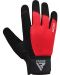 Mănuși de fitness RDX - W1 Full Finger+, roșu/negru - 3t
