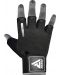 Mănuși de fitness RDX - T2 Half, negru - 2t
