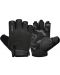 Mănuși de fitness RDX - T2 Half Finger Plus, mărimea L, negru - 1t