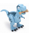 Figura King Me World - Tiranozaur rex, cu sunet și lumină, albastru - 2t
