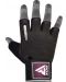Mănuși de fitness RDX - T2 Half, negru/roz - 2t