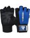 Mănuși de fitness RDX - W1 Half, albastru/negru - 1t