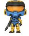 Figurina Funko POP! Games: Halo Infinite - Spartan Mark VII with Rifle, Blue & Yellow #15 - 1t