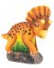 Figura de colorat DinosArt - Triceratops, cu creioane colorate - 2t