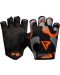 Mănuși de fitness RDX - Sumblimation F6, negri/portocalii  - 1t