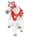 Figurina Papo Horse, Foals and Ponies - Cal arab alb cu ornamente rosii - 3t
