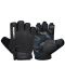 Mănuși de fitness RDX - T2 Half, negru/albastru - 1t