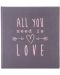 album foto Goldbuch - All You Need Is Love, gri, 30 x 31 cm - 1t