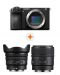 Aparat foto Sony - Alpha A6700, Black + Obiectiv Sony - E, 15mm, f/1.4 G + Obiectiv Sony - E PZ, 10-20mm, f/4 G - 1t