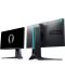 Monitor gaming Dell - Alienware, AW2521H, 24.5", FHD, 360Hz, negru - 2t