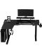 Birou pentru gaming Ultradesk - Winger, negru - 4t