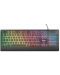 Tastatura gaming Trust - Ziva, LED Illuminated, neagra - 1t