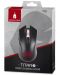 Mouse gaming Spartan Gear - Titan 2, cu fir, negru - 2t
