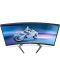 Monitor de gaming Philips - 32M1C5500VL, 31.5'', 165Hz, 1ms, Curved - 4t