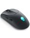 Mouse de gaming Alienware - AW720M, optic, wireless, Dark Side of the Moon - 2t