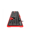 Tastatura gamng Genesis RHOD 110 - neagra/rosie - 3t