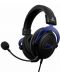 Casti gaming cu microfon HyperX - Cloud Blue, PS5, negre - 1t