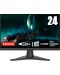 Monitor gaming Lenovo - G24e-20, 23.8'', 100Hz, 1 ms, FreeSync, черен - 1t