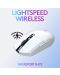 Mouse gaming Logitech - G305 Lightspeed, optic, alb - 4t