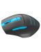 Mouse gaming A4tech - Fstyler FG30S, optic, wireless, neagra/albastra - 4t