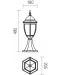 Lampă de grădină Smarter - Sevilla 9606, IP44, E27, 1x42W, neagră antică - 2t