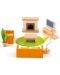 Set mini mobilier din lemn Hape - Camera de zi - 1t