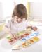 Puzzle-joc pentru copii Haba - Aranjare pe culori, cu animale si obiecte - 4t