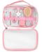 Set de igienă cu suport Lorelli Baby Care - Deluxe, Blush Pink - 2t