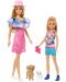 Set joc  Barbie - Barbie si Stacey cu catelusi si accesorii - 1t