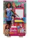 Set de joc Barbie - Barbie profesoară de desen, brunetă - 1t