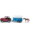 Set joc  Siku - Jeep with horse trailer - 1t