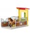 Set de jucării Schleich Farm World - Pony Box cu ponei islandez - 2t