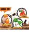 Felyx Toys - Ou de dinozaur cu slime și dinozaur cu inel, asortiment - 3t