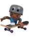 Set de joc Tech Deck SK8 Crew - Skateboard-uri pentru degete cu figurină, cu pălărie gri - 2t