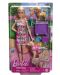 Set joc Barbie - Barbie cu cățeluși și un câine în scaun cu roțile - 4t