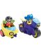 Set de joacă 2 în 1 Tomy Toomies - Batbike Batman - 2t