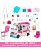 Set joc  Barbie - Transforming Ambulance, Clinica, 20 accesorii - 5t