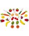 Set de joaca Janod - Cos cu fructe s legume, 24 piese - 2t
