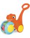 Jucarie de impins Tomy Toomies - Jurassic World, Push and Collect cu T-Rex - 1t
