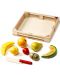 Set de joaca Melissa & Doug - Fructe din lemn de taiat - 2t