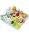 Set de joaca Lelin - Cos pentru picnic cu accesorii - 4t