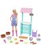 Set joc Barbie - Barbie cu o piață de fermieri - 2t