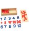 Set de joacă Smart Baby - Numere, jetoane, cărți din lemn - 1t