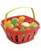 Set de joaca Ecoiffier - Cos cu fructe si legume, 15 piese - 1t